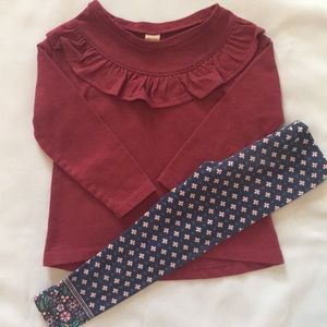 Lot of 4 Shirt and Legging Sets